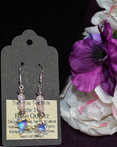 Rose Quartz Earrings