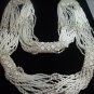 Multi-Strand White & Pearl Beaded Necklace NC-4