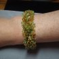 Spring Green and Gold Beaded Bracelet BR-7