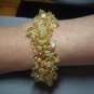 Quartz and Gold Beaded Bracelet BR-5