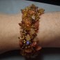 Amber Hued Beaded Bracelet BR-3
