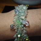 Sea Foam Green Beaded Bracelet BR-2