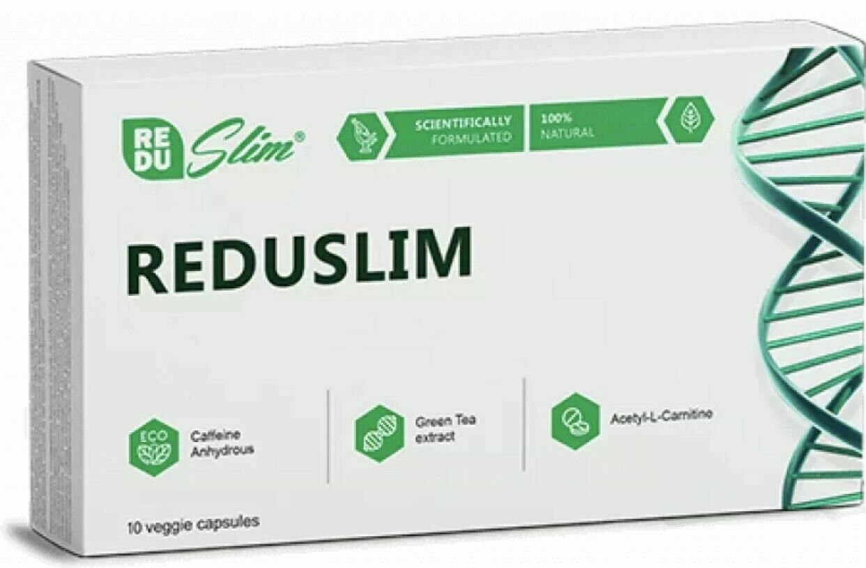 Reduslim Fat Weight Loss Slimming Burning New Formula 100% Natural 10 capsules
