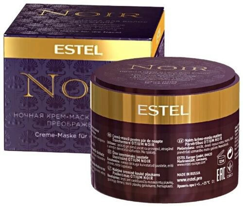 Estel OTIUM NOIR Night cream mask for hair Transformation 65ml