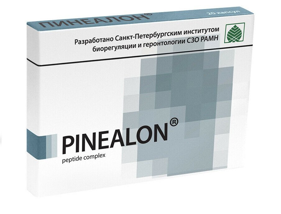 Pinealon Original Havinson Natural Peptide Bioregulator 60 Cap Brain Peptides