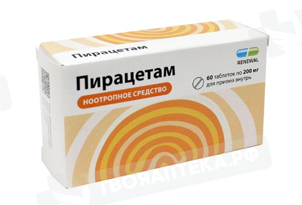 Piracetam 200mg tab.p/ob. #60