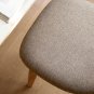 (Set of 2 pcs) Dining Chair Wooden FAS Grade Oak Natural Wood Made in North America 100% Dirt-free W