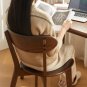 Dining chair wooden FAS grade oak natural wood made in North America 100% dirt-free wood chair solid