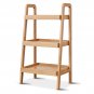 Storage Bench, 3-Tier Beech Wood Shoe Rack for Entryway, Premium Storage Organizer for Bathroom, Liv