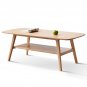 Center table Low Table 100% solid wood Top plate Desk Coffee table Width 80 x Depth 50 x Height 44 c