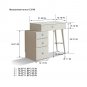 (With Stool) Dresser Table dresser 100% solid Liriodendron Chinense table table desk top table dress