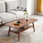 Center Table Low Table 100% Solid Oak Wood Top Plate Desk Coffee Table Width 120 x Depth 56 x Height