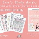 DIGITAL - Complete Study Guide Bundle for Nursing Students - TM