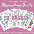 Pharmacology Bundle for Nurses ™ | Nursing Notes | Pharm Cheat Sheet for NCLEX ®
