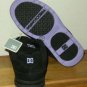 DC SHOES DCSHOES JUNO Black Suede Skate Womens 5 NWOT