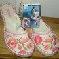 ROXY SIESTA Canvas Espadrille Flat Shoes Womens 7 NWT