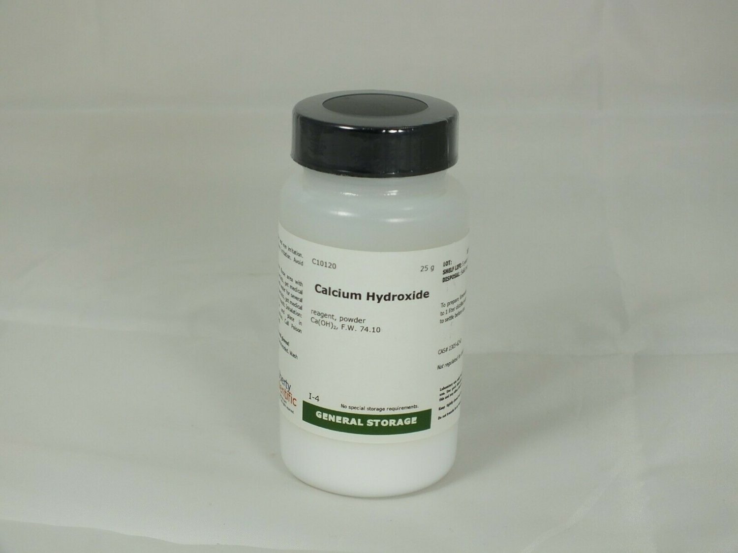 Calcium Hydroxide, reagent grade, to make Limewater, 25 g (C10120)