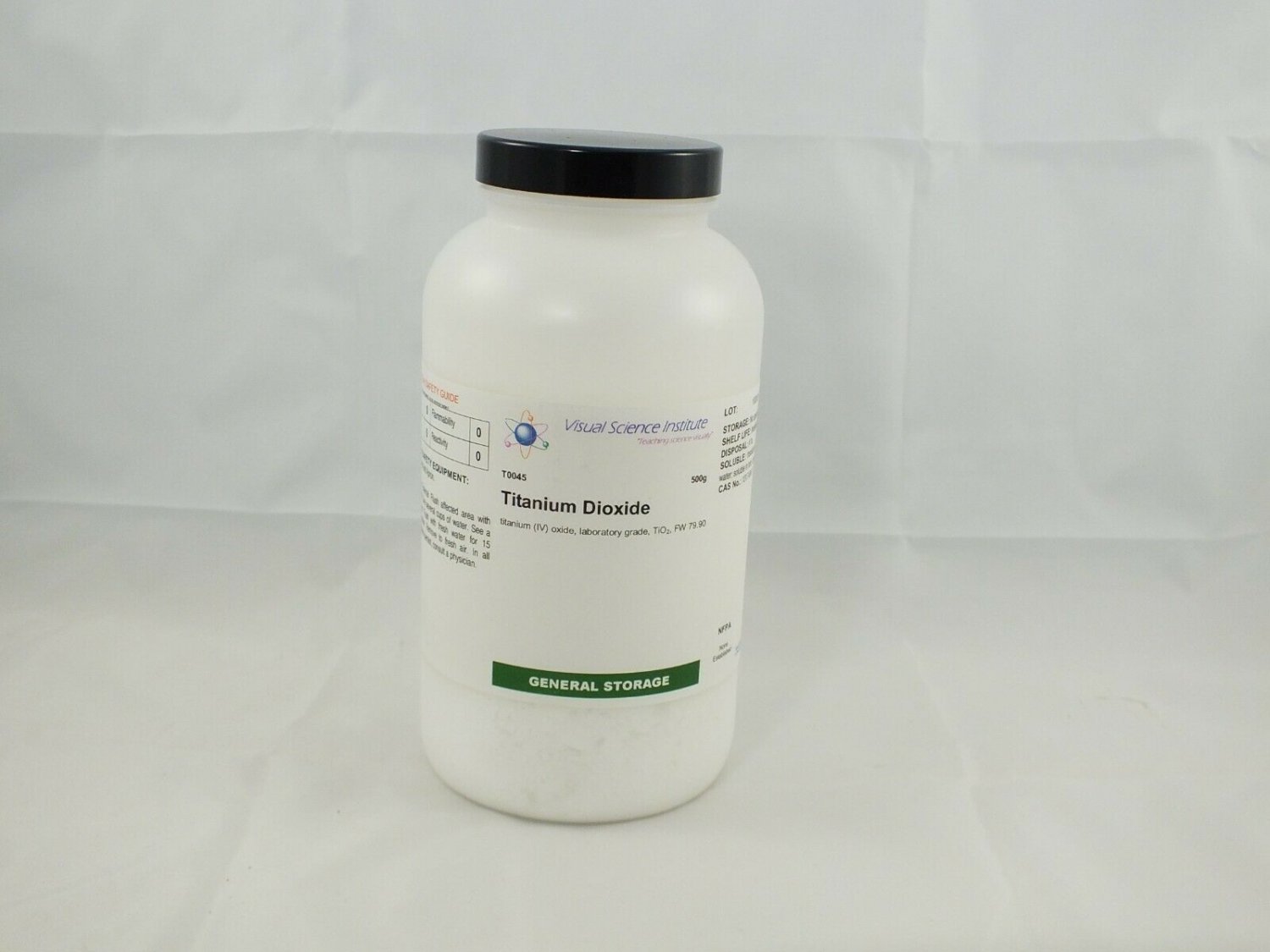 Titanium Dioxide, laboratory grade, 500 g