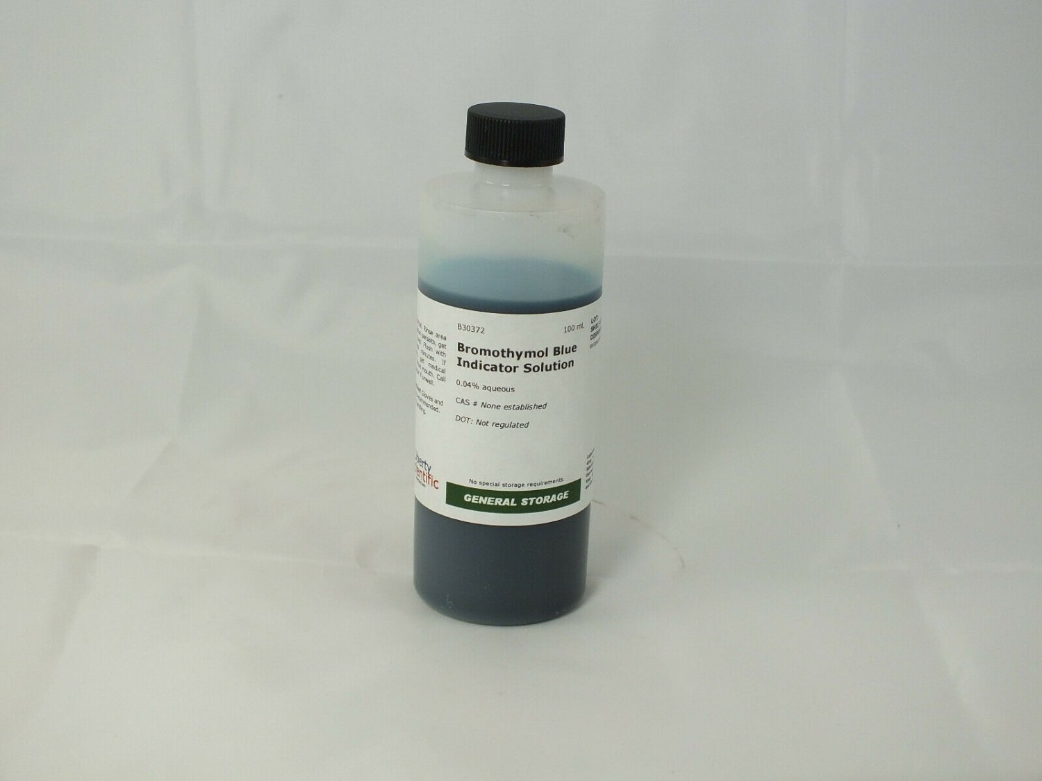 Bromothymol Blue Solution, pH indicator 6.0 yellow to 7.6 blue, 100 ml (B30372)