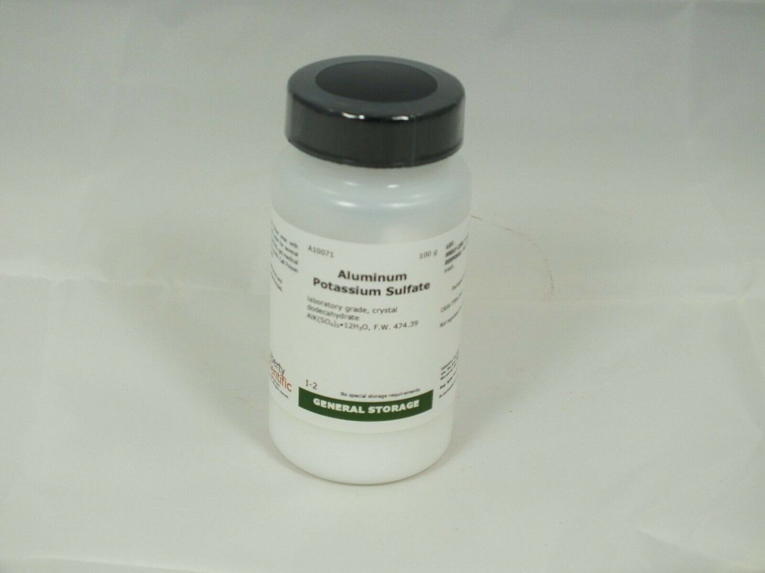 Aluminum Potassium Sulfate, lab grade, 100 g
