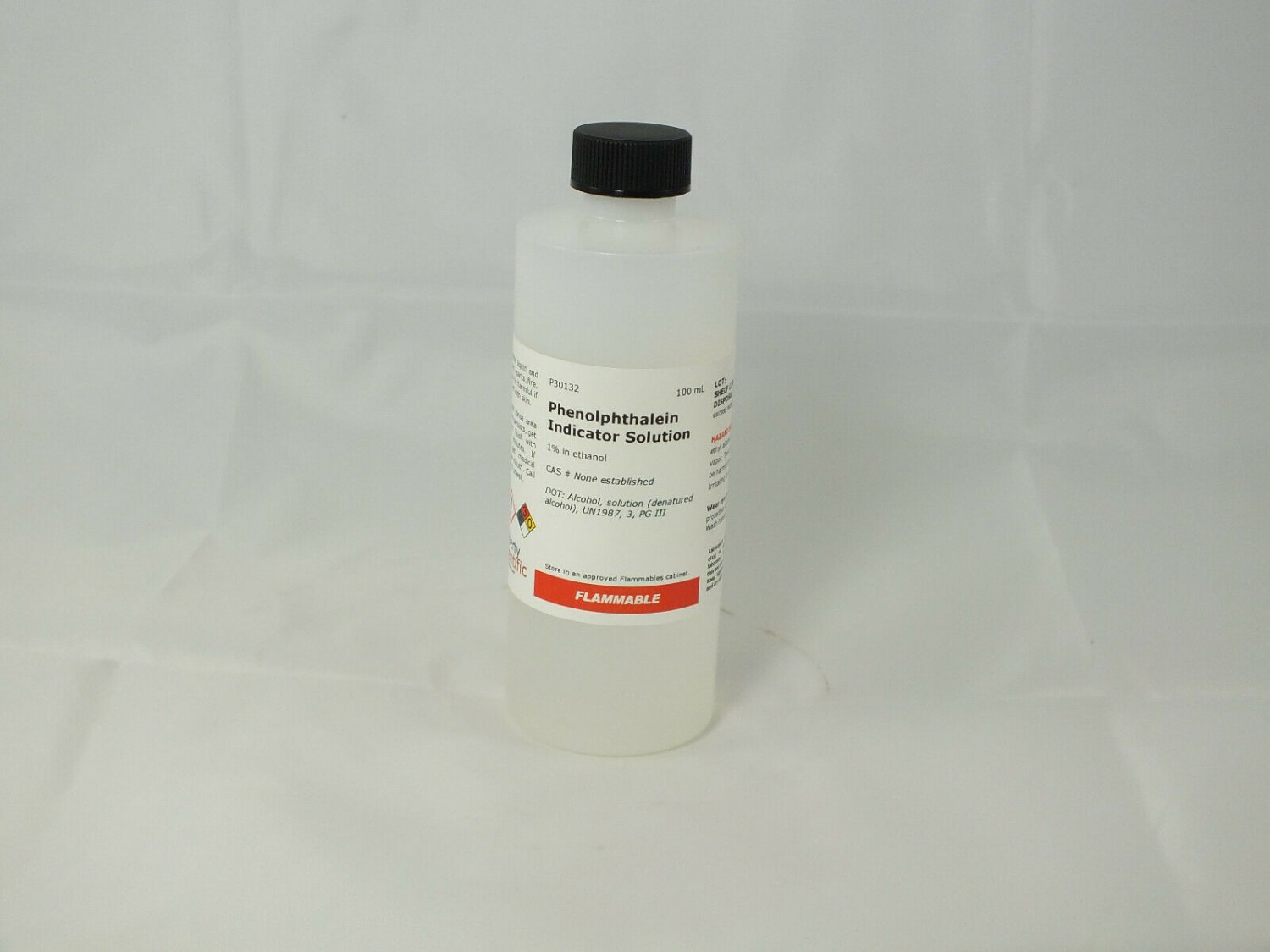 Phenolphthalein Solution, 1% in ethanol, pH Indicator, 100 ml (P30132)