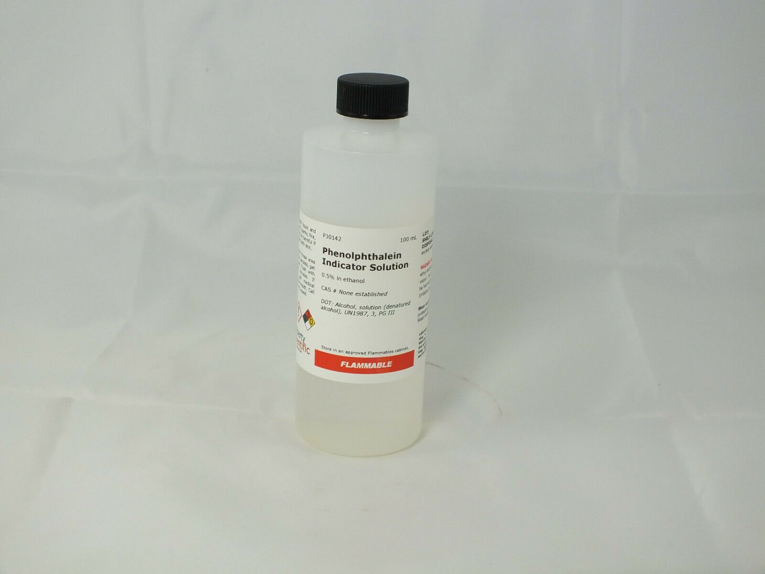 Phenolphthalein Solution, 0.5% in ethanol, pH Indicator, 100 ml (P30142)