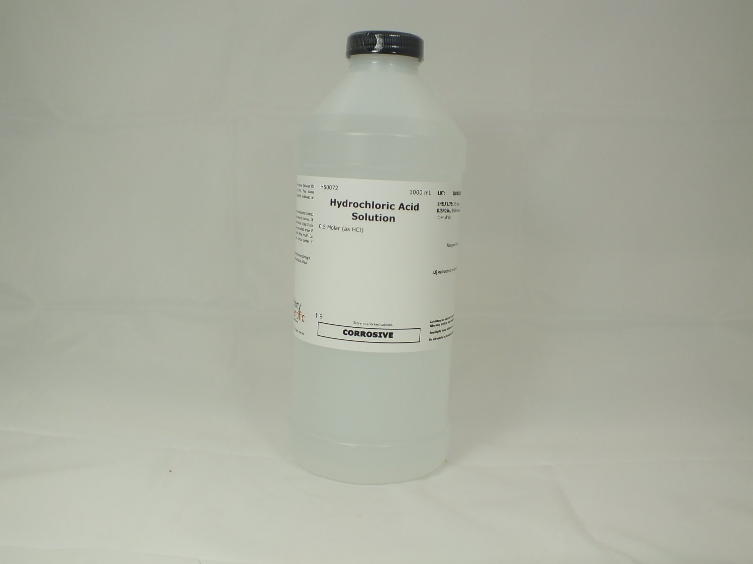 Hydrochloric Acid Solution, 0.5 Molar, 1000 ml