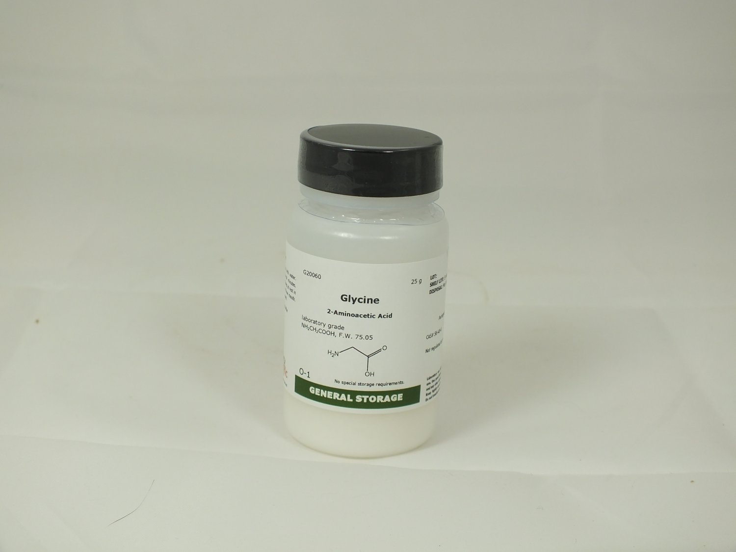 Glycine, laboratory grade, 25 g