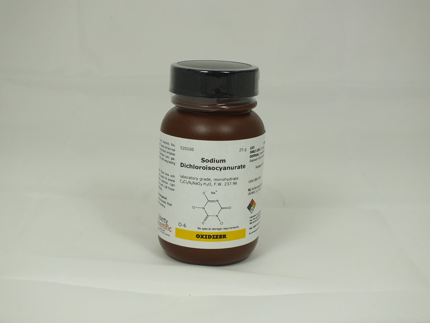 Sodium Dichloroisocyanurate, monohydrate, 25 g