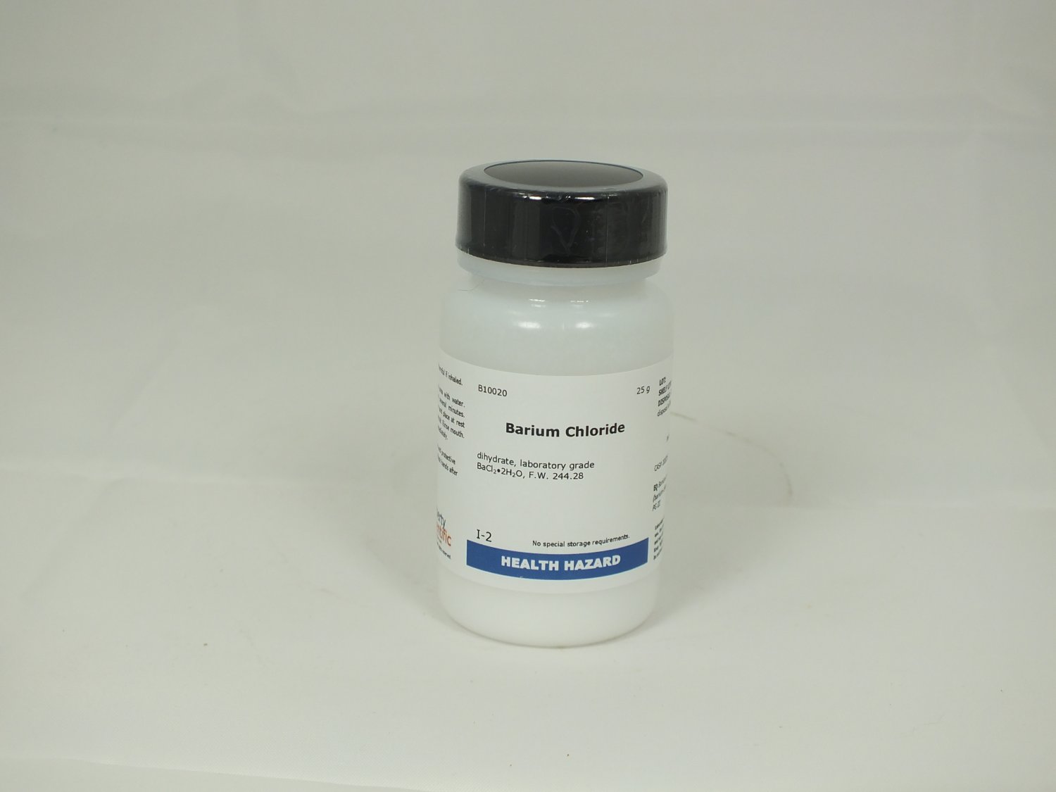 Barium Chloride, laboratory grade, 25 g
