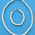Ladies Motorcycle Bike Chain Bracelet /Necklace Set