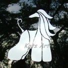 Afghan Hound Vinyl Decals
