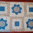Blue Posie Table Runner  23” x 33”