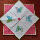Four Corner Butterfly Table Topper 30” x 32”