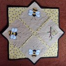 Beehive and Bees Table Topper 28” x 32”