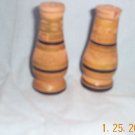 Wood Made In Mexico Salt & Pepper Shakers