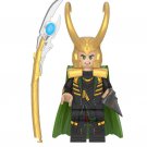 Loki With Staff Superheroes Minitoys Minifigure Block Toys