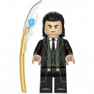Loki With Staff And Tuxedo Superheroes Minitoys Minifigure Block Toys