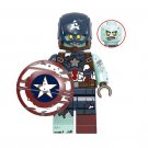 Zombie Captain America Superheroes Spider Man No Way Home Minitoys Minifigure Block Toys