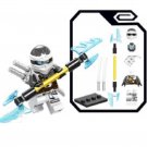Zane Minitoys Ninjago Master of Sprinjitzu Minifigure Block Toys