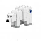 New Polar Bear Minecraft Minitoys Game Character Minifigure Block Toys