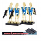 Blue Battle Droids Minitoys Star Wars Episode II : Attack Of the Clones Minifigure Block Toys