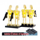Yellow Battle Droids Minitoys Star Wars Episode II : Attack Of the Clones Minifigure Block Toys