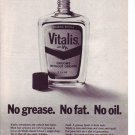1960s Vitalis V7 Hair Tonic Advertisement