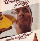 1960s Schlitz Milwaukee Brewery Beer Advertisement