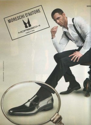 2007 MORESCHI D'ATORE mens italian designed shoe AD