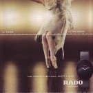 2001 Rado Switzerland Prima Ballerina Watch Ad