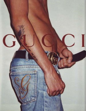 2001 Gucci Mens Jeans Ad
