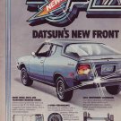 1976 ICEAC Datsun Front Wheel Drive F10  two page Ad