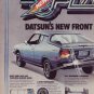 1976 ICEAC Datsun Front Wheel Drive F10  two page Ad